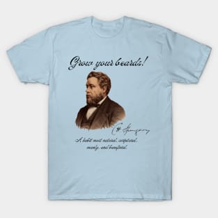 Spurgeon Beard White T-Shirt